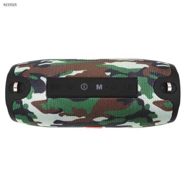 TG125 Portable Wireless Bluetooth V4.2 Waterproof Stereo Speaker New Outdoor USB TF Camouflage Bluetooth Speakers TG125