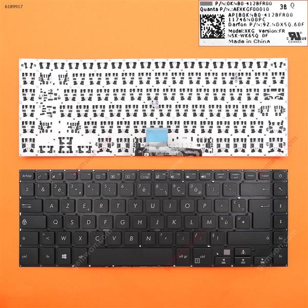 ASUS VivoBook 15 X510UA X510UQ F510UA  BLACK (Without FRAME)Win8  FR N/A Laptop Keyboard (OEM-B)