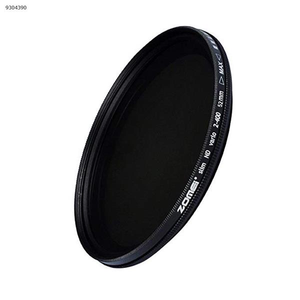 58mm Ultra Slim ND2-ND400 Fader Variable Neutral Density Adjustable Lens Filter Ultra Slim ND Filter Optical Glass Lenses Accessories 58