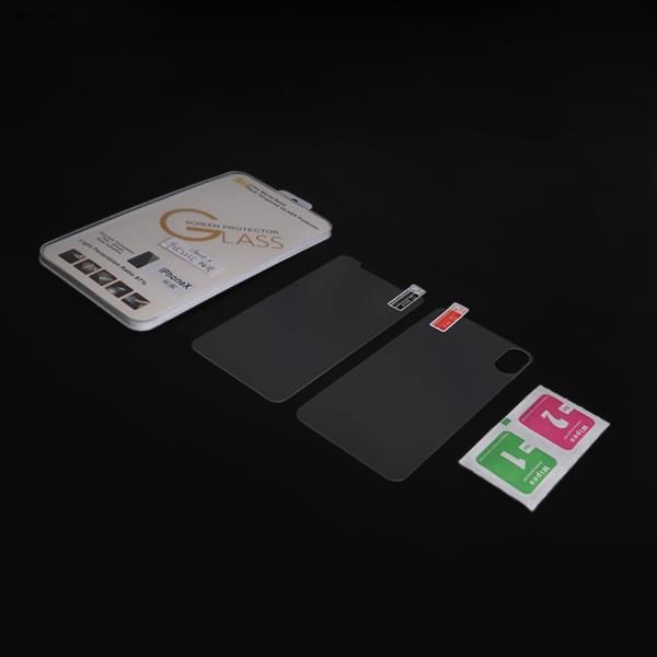 9H Front+Back Tempered Glass Film Screen Protector for Apple iPhone xs max Screen Protector N/A