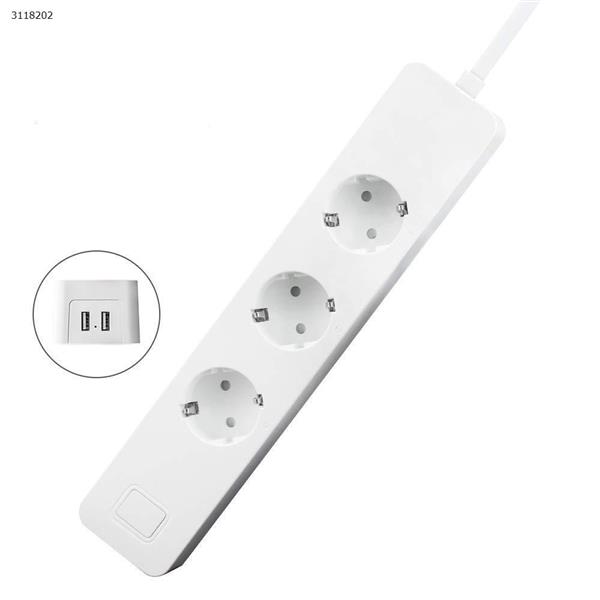 WiFi Smart Outlet Surge Protector Individually Controlled 3 outlet Power Strip for Apple HomeKit Alexa Google Assistant Smart Socket N/A