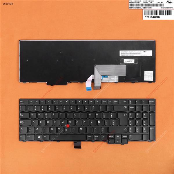 ThinkPad L570 BLACK(With 6 Screws ,For Win8) SP N/A Laptop Keyboard (OEM-B)