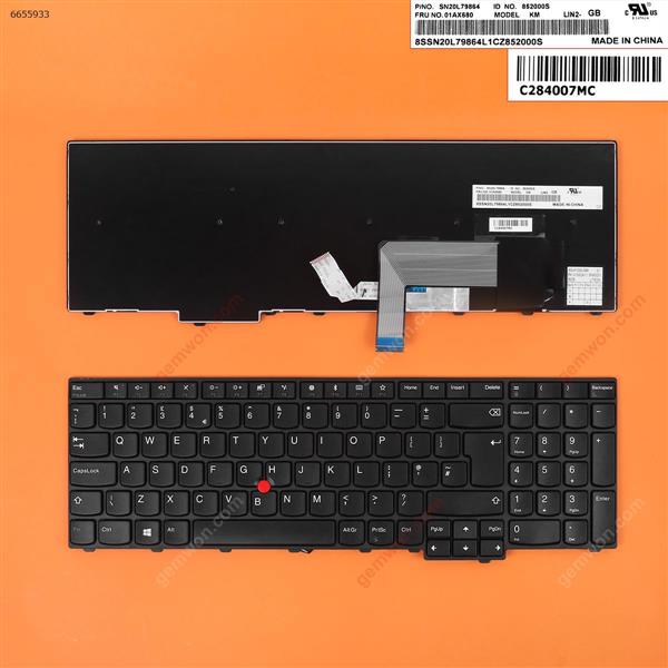 ThinkPad L570 BLACK(With 6 Screws ,For Win8) UK PK131SS2A11 Laptop Keyboard (OEM-B)