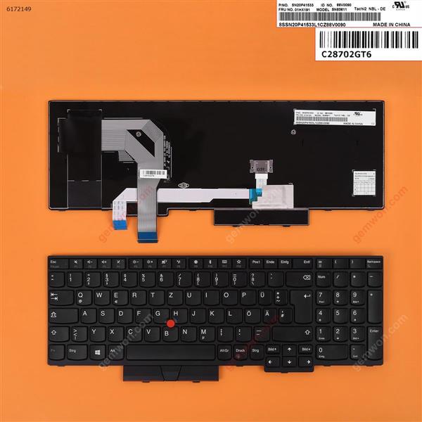 Lenovo IBM ThinkPad T580 BLACK FRAME BLACK(For Win8,With Point)  GR SN20P41533AA Laptop Keyboard (OEM-B)