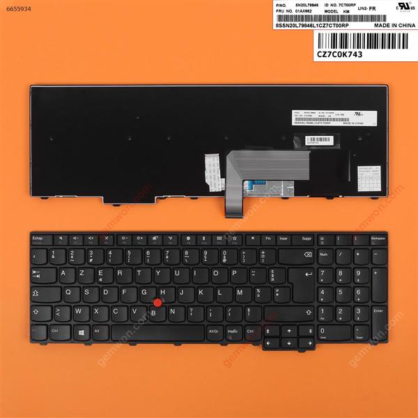 ThinkPad L570 BLACK(With 6 Screws ,For Win8) FR PK131SS2A18 Laptop Keyboard (OEM-B)