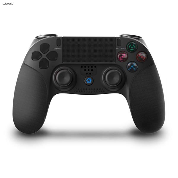 PS4 Controller Wireless Bluetooth headset for PS4/PS3 Console-Touch Panel+Antiskid marks+Built-in Color LED+Headphone Jacket Black Game Controller 8951
