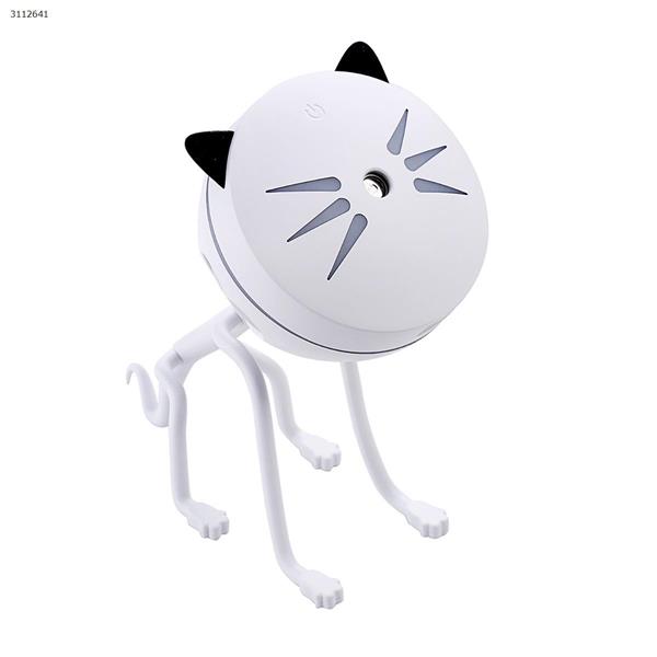 Cat humidifier cute mini portable USB with light mute spray，white Bluetooth Speakers CAT HUMIDIFIER