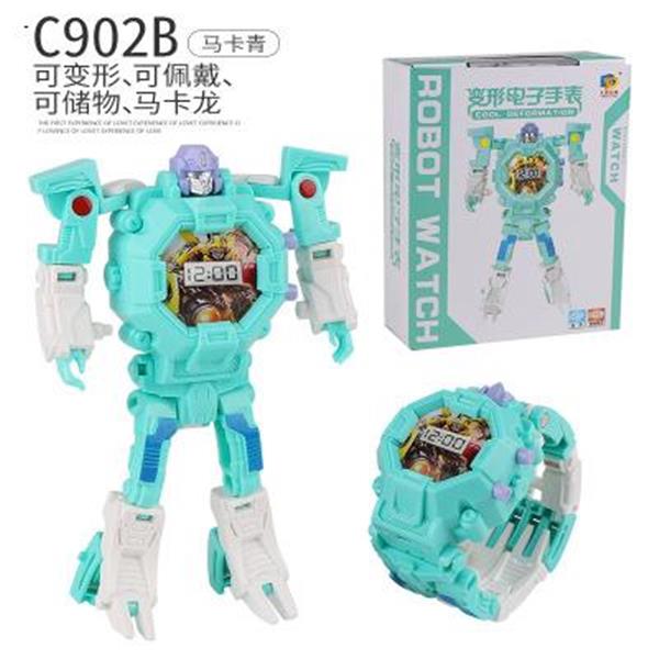 Transformer toy king kong child transformer watch boy transformer electronic cyan Smart Wear 1