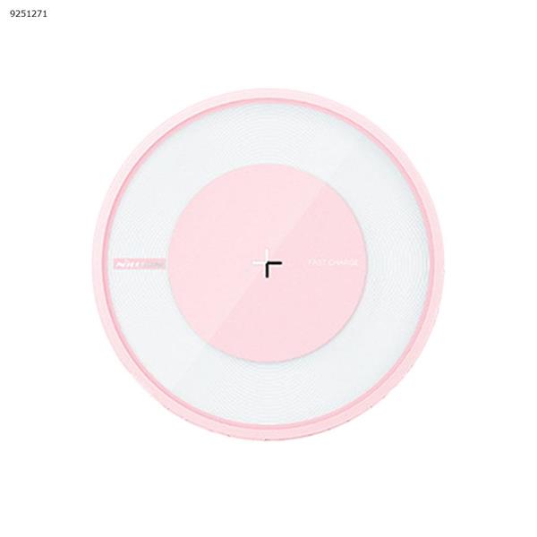 Magic Disc 4 Wireless Charger for all Qi devices Comperter Android iPhone（Pink） Charger & Data Cable Micro USB