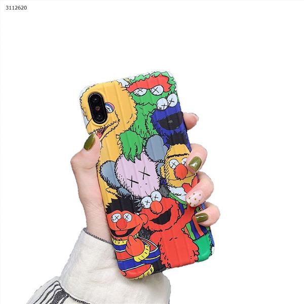 iphone6plus     Mobile Shell, Curved Luggage--Jigsaw Sesame Street, color Case iphone6plus   curved sesame street soft shell