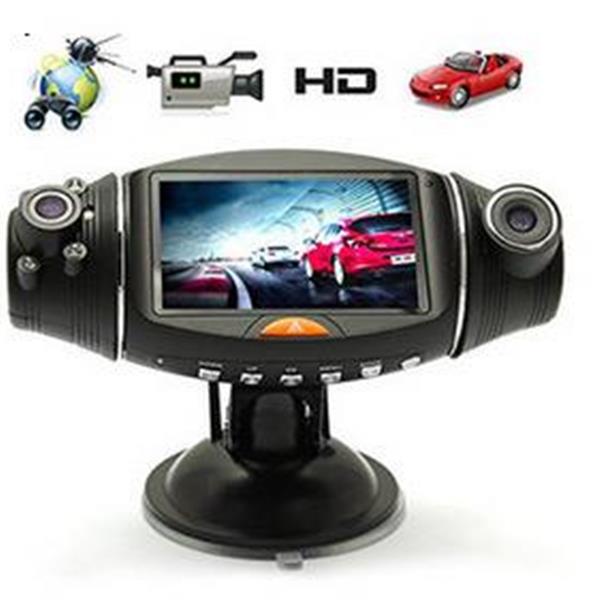 Driving Recorder R310/Gravity Induction/Dual Camera/GPS Track DVR Recorder  Safe Driving R310