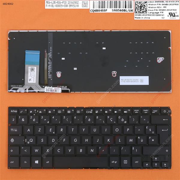 ASUS UX330CA BLACK(Without FRAME、Backlit）WIN8 FR 0KNB0-2632FR00 Laptop Keyboard (OEM-B)