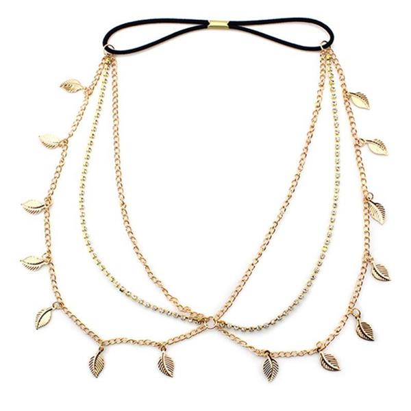 Bohemian fashion chains with multi-layer fringed leaves  Other CHAIN