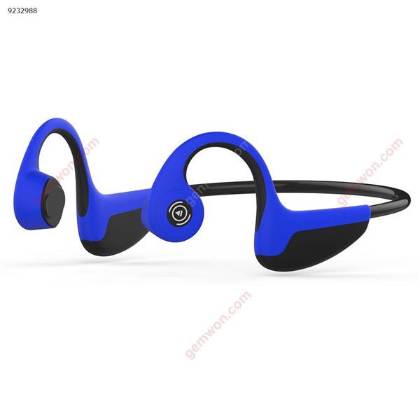 Z8 Bone Conduction Bluetooth Headset Stereo Voice Music Call Wireless Rear-Hang Motion Intelligent Blue Bluetooth Speakers Z8