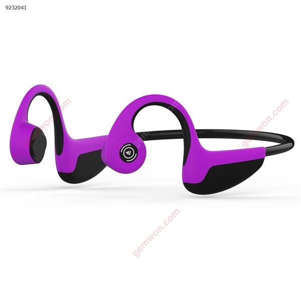 Z8 Bone Conduction Bluetooth Headset Stereo Music Call Wireless Rear-Hang Motion Intelligent Purple Other Z8