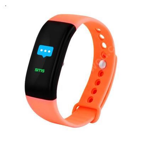 V66S Color Screen Smart Hand Ring Heart Rate Blood Pressure Oxygen Bluetooth Motometer Step Waterproof Health Wear Orange Other V66S