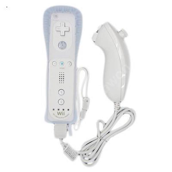 Wii 2-in-1 with acceleration left and right handles WiiU/Wii handles Wii left and right handles built-in accelerator white Other Wii 2合1