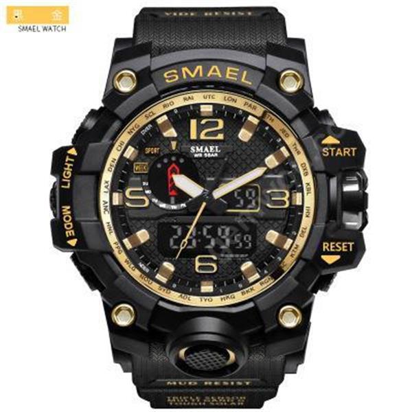 Smyr's new watch authentic fashion sports multi-functional electronic watch Smart Wear Smyr's new watch is authentic, fashionable, sporting and multi-functional electronic watch Black Gold