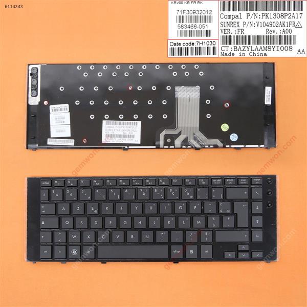 HP ProBook 5310M 5310 5300 BLACK FRAME BLACK FR N/A Laptop Keyboard (OEM-B)