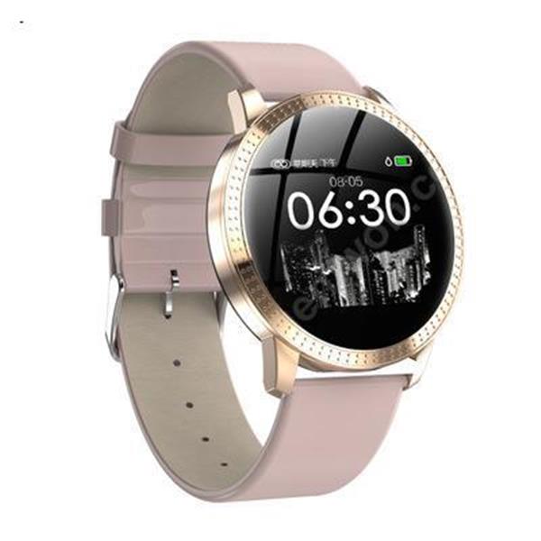 Cross-border New CF18 Colour Screen Intelligent Hand Ring Heart Rate and Blood Pressure Monitoring Momentometer Step Large Screen Waterproof Smart Wear Cross-border new CF18 color screen intelligent hand ring heart rate and blood pressure monitoring exercise meter step large screen waterproof Pink