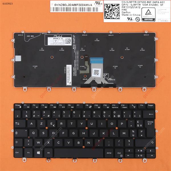 Dell XPS 13 9365  BLACK (Backlit, Win8) FR N/A Laptop Keyboard (OEM-B)