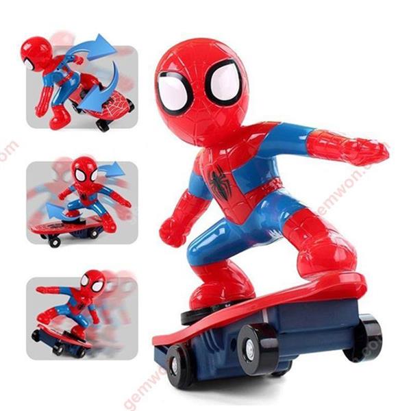 Spider Man Car-Styling Toy With Skateboard Puzzle Toys SPIDER-MAN TOY SCOOTER