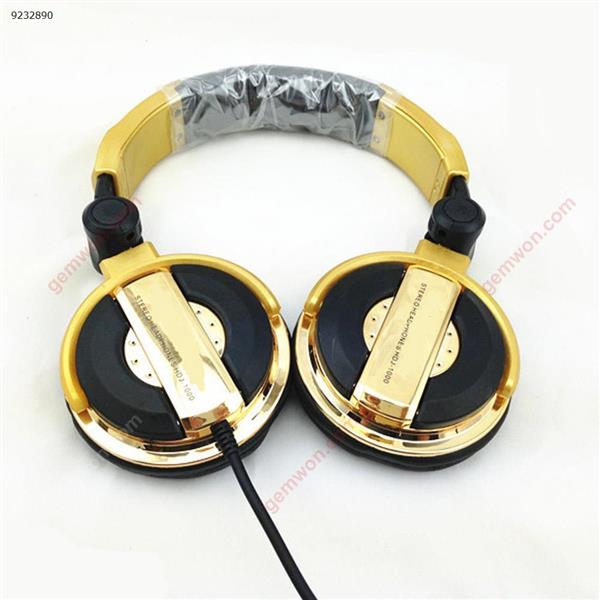 Headphones DJ headphones DJ1000 monitor level hifi (gold) Headset HDJ-1000