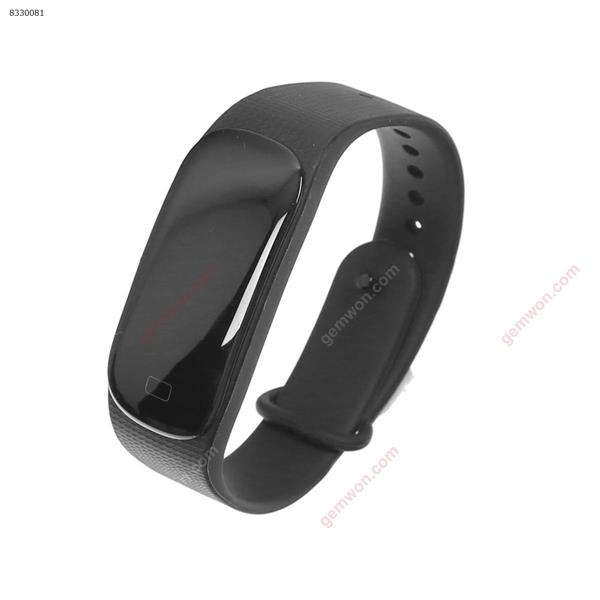 M5 color screen sports smart bracelet heart rate blood pressure monitoring multi-function step bracelet (black) Smart Wear M5