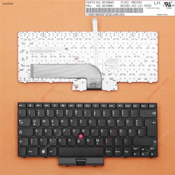 ThinkPad Edge 14 E40 E50 BLACK FRAME BLACK(With Point stick) GR N/A Laptop Keyboard (OEM-B)