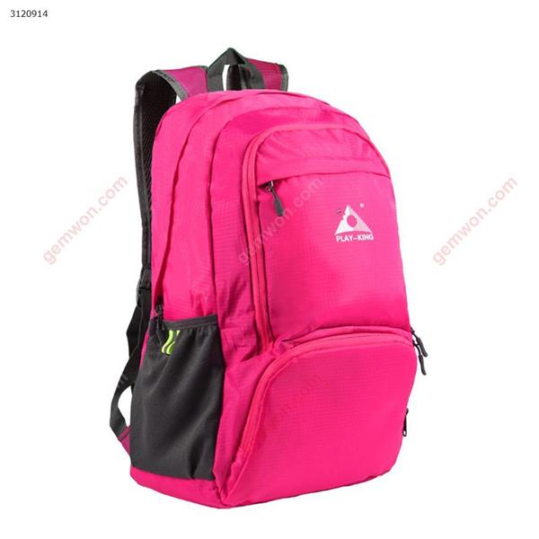 Outdoor Travel Folding Bag Lightweight Casual Sports Backpack Hiking Travel Backpack (pink) Outdoor backpack 1391-ch