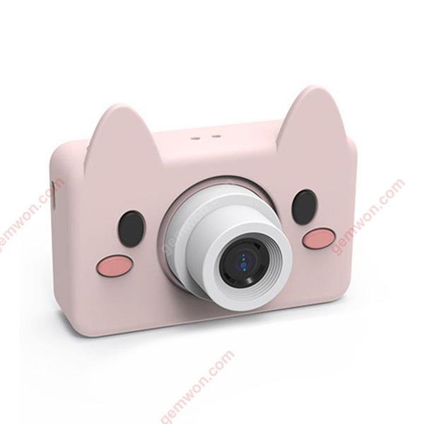 Mini children SLR camera HD camera sports toy smart camera 8 million HD pixels（Pink pig） Camera 800