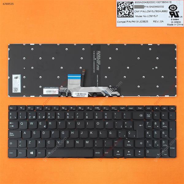 LENOVO Ideapad 310S-15ISK 510S-15ISK 310S-15IKB BLACK win8(Backlit,Without FRAME) SP N/A Laptop Keyboard (OEM-B)