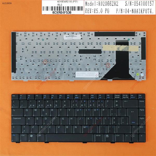 Asus V6 V6V V8 V6000 V6800 V6800V BLACK PO N/A Laptop Keyboard (OEM-B)