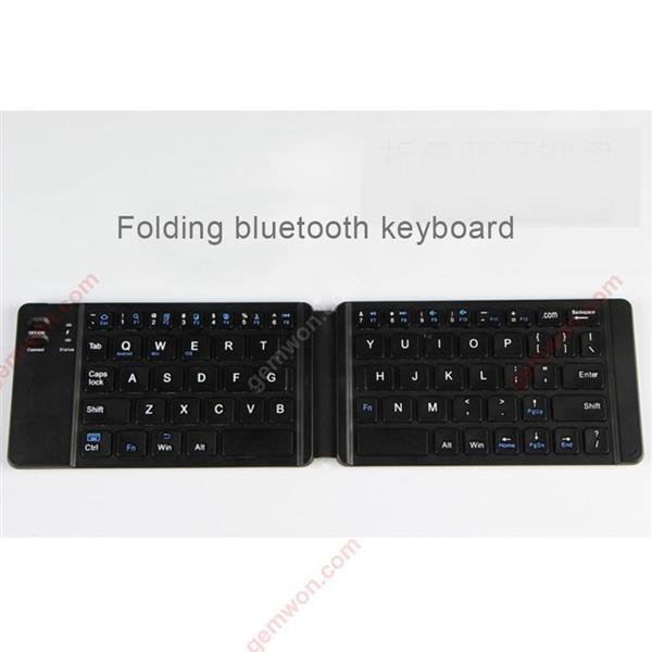 Portable Folding Wireless Bluetooth 3.0 Keyboard for iOS Android Microsoft blackN/A