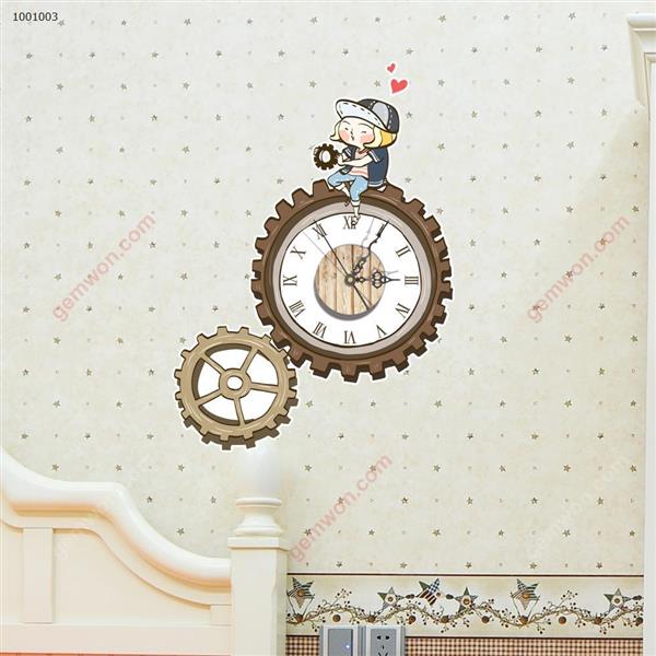 Wall Clock 3D  Sticker Home Room Decor Gift SZ003 3D clock sticker SZ003