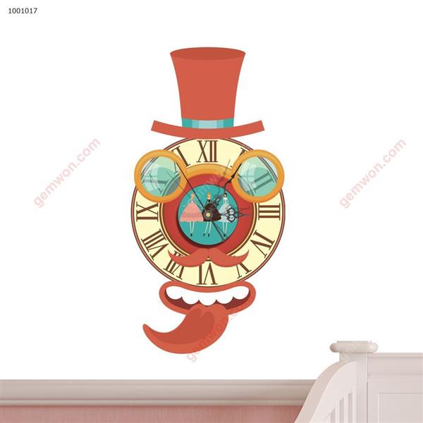 Wall Clock 3D  Sticker Home Room Decor Gift SZ017 3D clock sticker SZ017