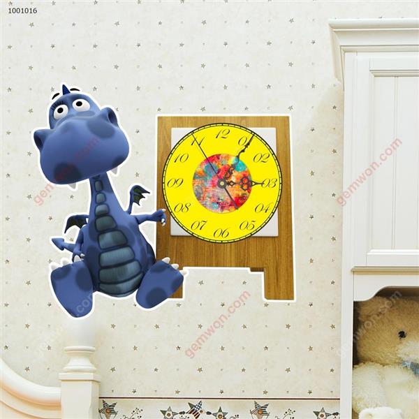 Wall Clock 3D  Sticker Home Room Decor Gift SZ016 3D clock sticker SZ016