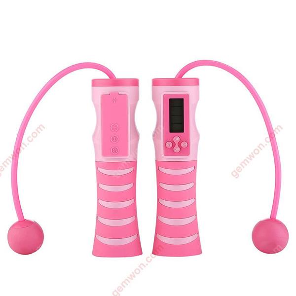Decompression Music Jumping Rope Bluetooth Speaker Counting Jumping Rope Speaker Wireless Jumping Rope Bluetooth Speaker (Pink) Exercise & Fitness WD-XN