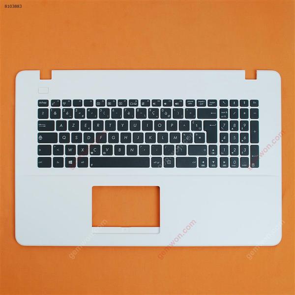 ASUS K751 X751 with FR Keyboard case Upper cover WHITE（Without touchpad） Cover N/A