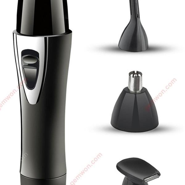 4 in 1 Waterproof Electric Lady Shaver Nose Hair Trimmer Eyebrow  USB Charging Hair Removal Tools （black） Personal Care  Shaver