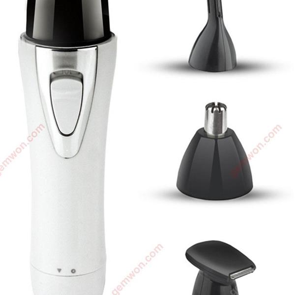 4 in 1 Waterproof Electric Lady Shaver Nose Hair Trimmer Eyebrow  USB Charging Hair Removal Tools （white） Personal Care  Shaver
