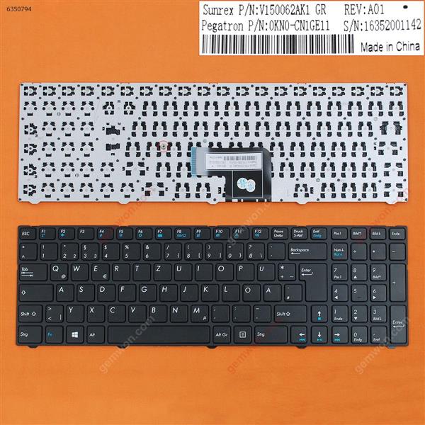 PEGATRON C15 C15E BLACK FRAME BLACK WIN8 GR N/A Laptop Keyboard (OEM-B)