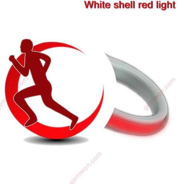 LED Luminous Shoes Clip Night Safety Shoe Light Warning Reflector Flashing Lights Bike Cycling Running Outdoor Sports(red light white shell) Decorative light LED shoe clip