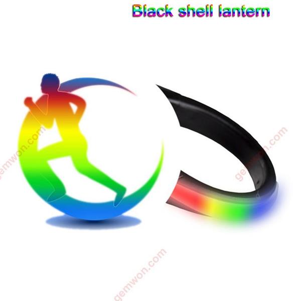 LED Luminous Shoes Clip Night Safety Shoe Light Warning Reflector Flashing Lights Bike Cycling Running Outdoor Sports(color lamp black shell) Decorative light LED shoe clip