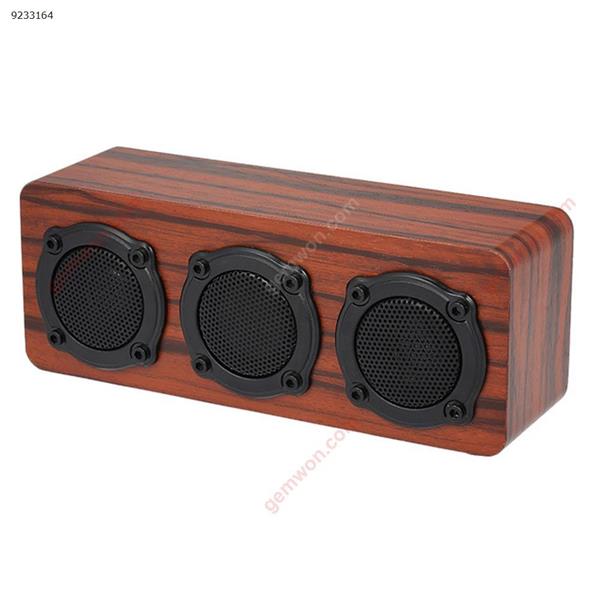 Portable Wooden Bluetooth Speaker Wireless Bluetooth 4.2 Speakers Stereo Music Sound Box Bass Subwoofer for iPhone Samsung Bluetooth Speakers S301
