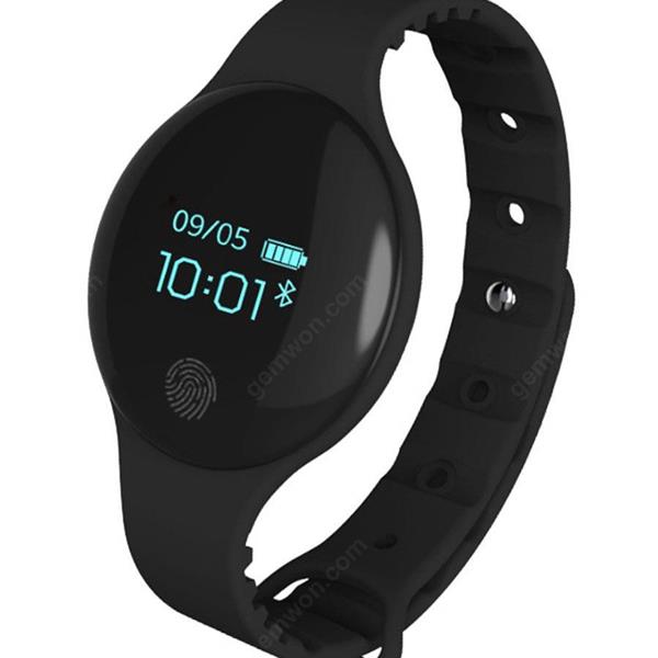 New h8 smart bracelet silicone Bluetooth children's watch camouflage sports pedometer (black) Smart Wear N/A
