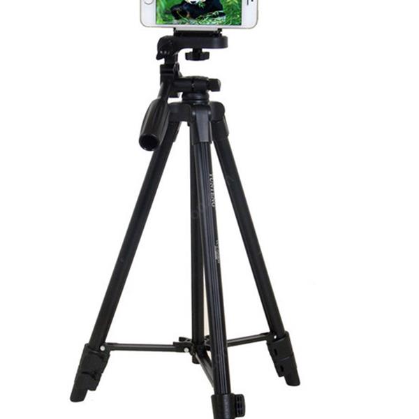 Portable Aluminum Alloy Lightweight Camera Tripod Travel Tripod（Phone clip） Mobile Phone Mounts & Stands N/A