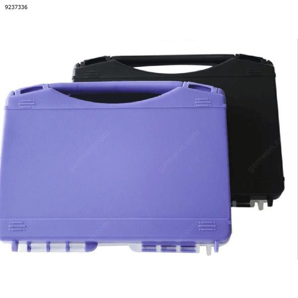 Portable battery storage box, clear battery storage box, storage and assembly battery in a hard transparent box for easy access, suitable for AA, AAA, C, D batteries (purple) Smart Gift G71301