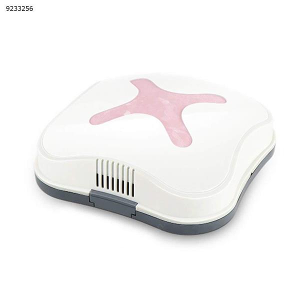 Mini Sweeper, USB Mini Cleaner, Automatic Charging Bass Vacuum Dust Cleaner, Creative Home Gift (pink) Iron art WV-381