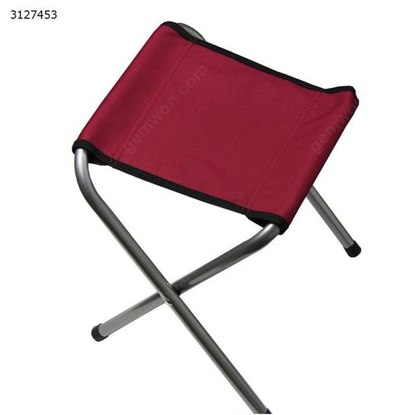 Outdoor folding chairs portable fishing chairs outdoor leisure picnic folding camp chair train a small stool red Fishing N/A